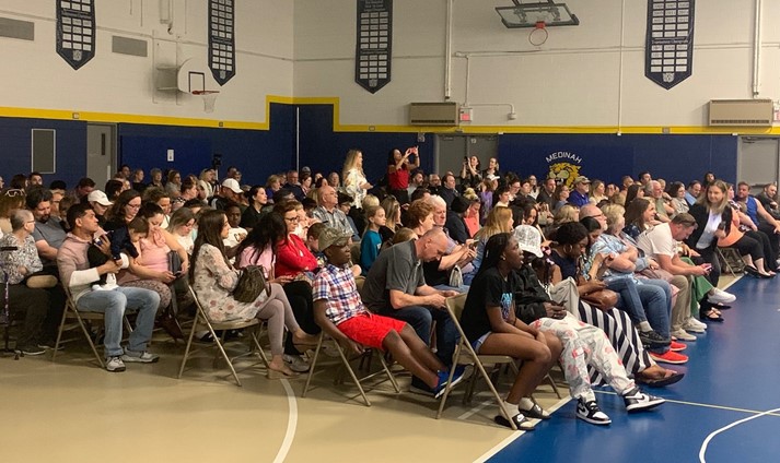 It was a full house for the band concert