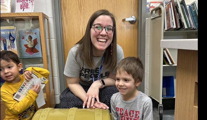 Library time at MPS with Ms. Iadanza